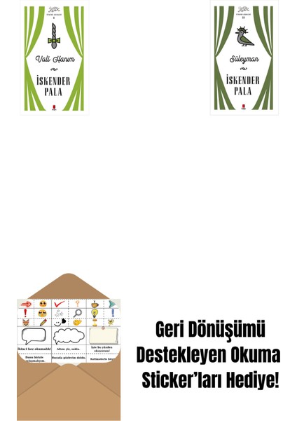 Vali Hanım (Ciltli) + Süleyman (Ciltli) + Okuma Sticker'ları