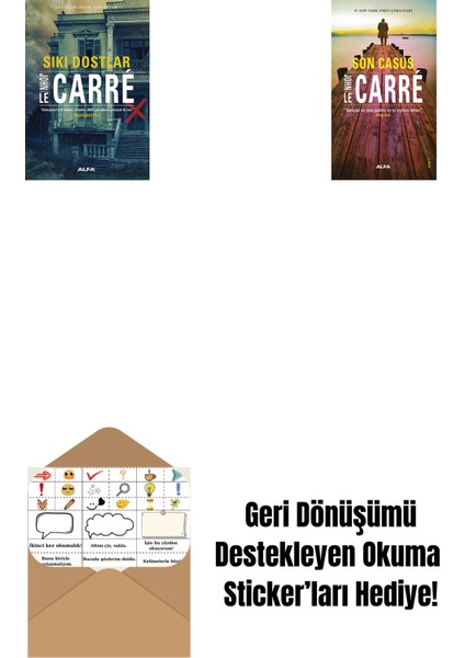 Sıkı Dostlar + Son Casus + Okuma Sticker'ları