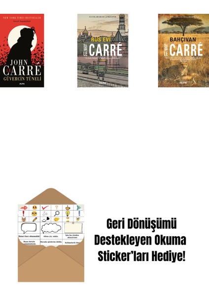Güvercin Tüneli + Rus Evi + Bahçıvan + Okuma Sticker'ları