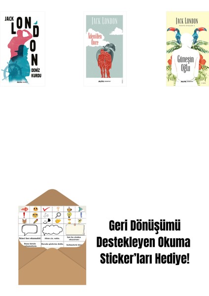 Deniz Kurdu + Âdem'den Önce + Güneşin Oğlu + Okuma Sticker'ları
