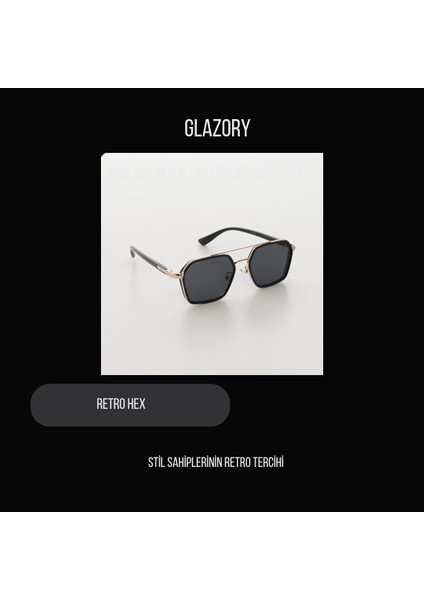 Retro Hex Uniseks Güneş Gözlüğü