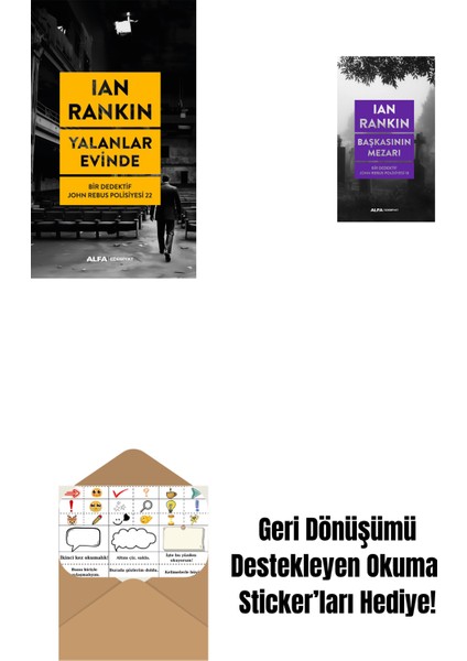 Yalanlar Evinde + Başkasının Mezarı + Okuma Sticker'ları
