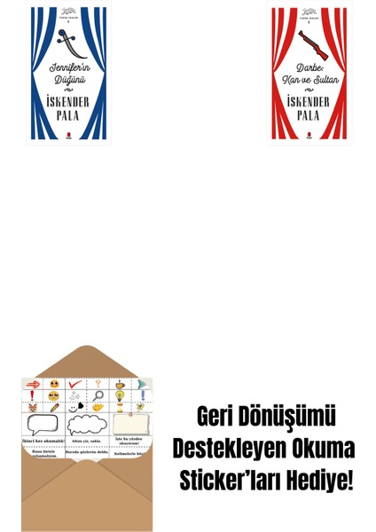 Jennifer’ın Düğünü (Ciltli) + Darbe: Kan ve Sultan (Ciltli) + Okuma Sticker'ları