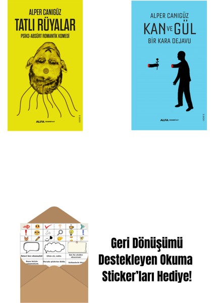 Tatlı Rüyalar + Kan ve Gül + Okuma Sticker'ları