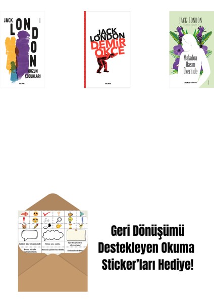 Buzun Çocukları + Demir Ökçe + Makaloa Hasırı Üzerinde + Okuma Sticker'ları