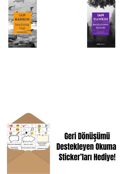 Imkânsız Ölü + Başkasının Mezarı + Okuma Sticker'ları