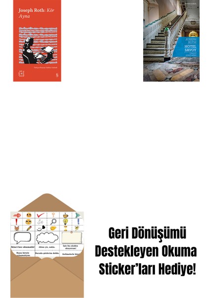 Everest Açıkhava 33 - Kör Ayna + Hotel Savoy + Okuma Sticker'ları