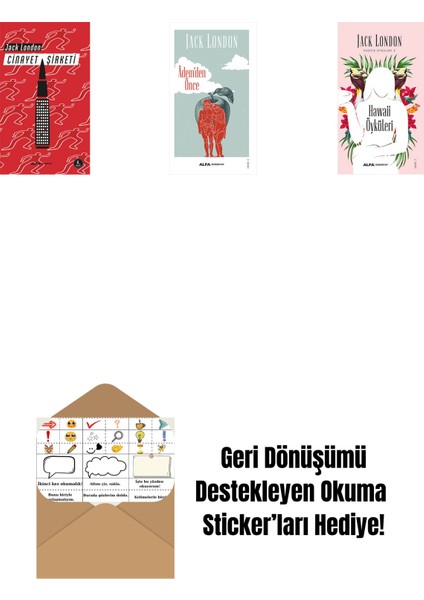 Cinayet Şirketi + Âdem'den Önce + Hawaii Öyküleri + Okuma Sticker'ları