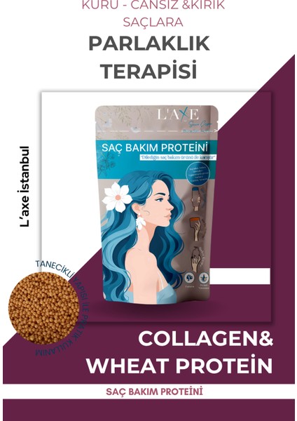 Kuru-Cansız Saçlara Parlaklık Terapisi Saç Bakım Proteini 50 gr fiyatları
