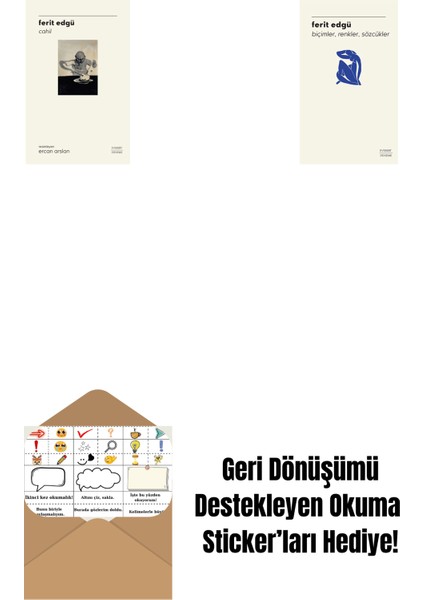Cahil (Ciltli) + Biçimler, Renkler, Sözcükler + Okuma Sticker'ları