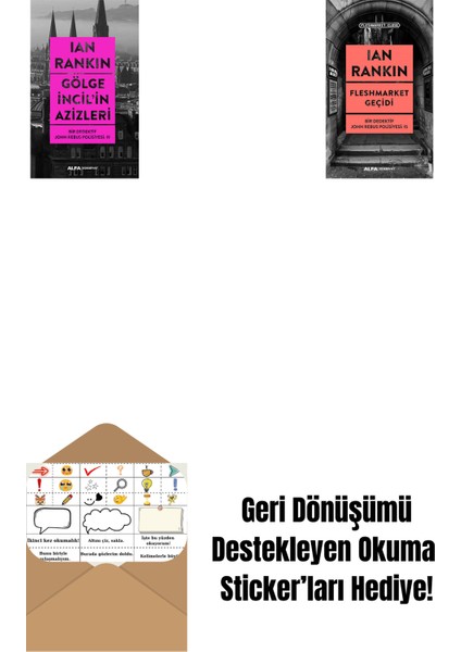 Gölge Incil'in Azizleri + Fleshmarket Geçidi + Okuma Sticker'ları