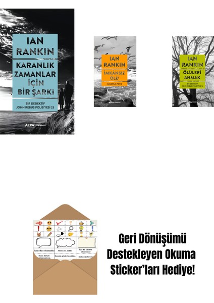 Karanlık Zamanlar Için Bir Şarkı + Imkânsız Ölü + Ölüleri Anmak + Okuma Sticker'ları
