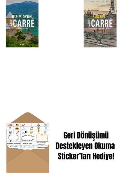 Bizim Oyun + Rus Evi + Okuma Sticker'ları