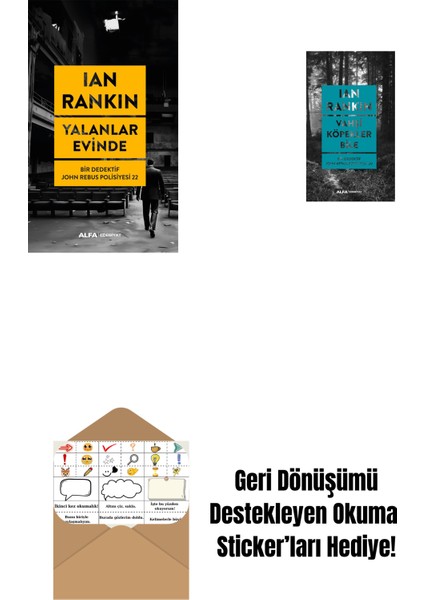 Yalanlar Evinde + Vahşi Köpekler Bile + Okuma Sticker'ları