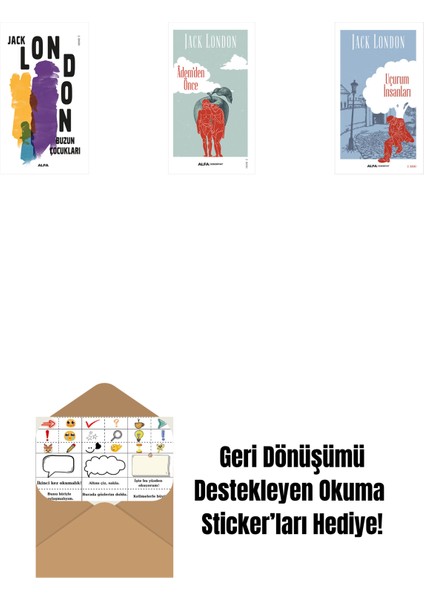 Buzun Çocukları + Âdem'den Önce + Uçurum Insanları + Okuma Sticker'ları