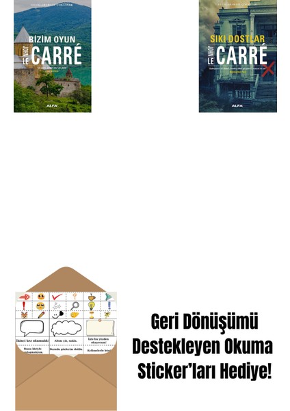 Bizim Oyun + Sıkı Dostlar + Okuma Sticker'ları