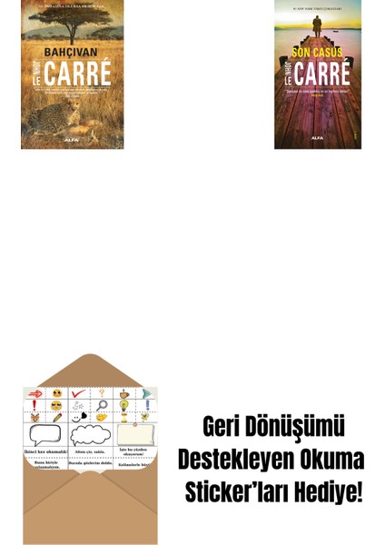 Bahçıvan + Son Casus + Okuma Sticker'ları