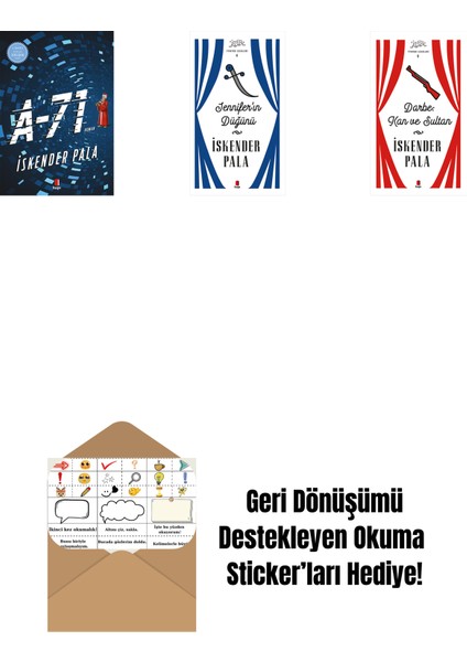 A-71 + Jennifer’ın Düğünü (Ciltli) + Darbe: Kan ve Sultan (Ciltli) + Okuma Sticker'ları