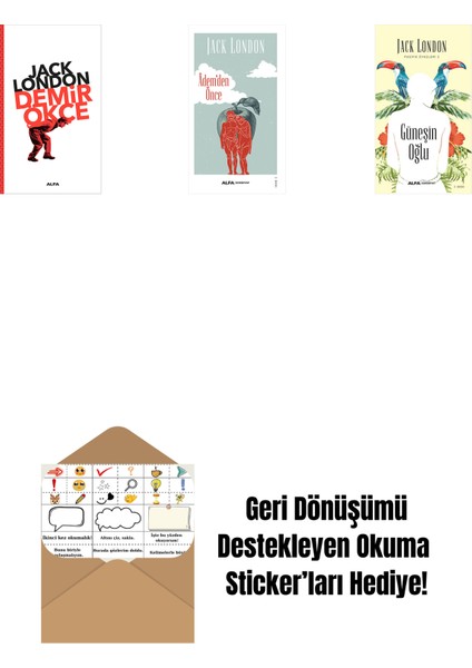 Demir Ökçe + Âdem'den Önce + Güneşin Oğlu + Okuma Sticker'ları