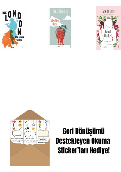 Atalarının Tanrısı + Âdem'den Önce + Hawaii Öyküleri + Okuma Sticker'ları
