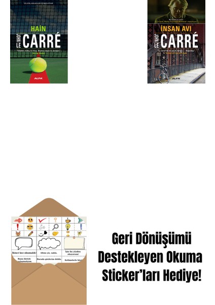 Hain + Insan Avı + Okuma Sticker'ları