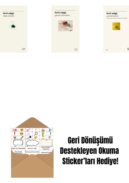Doğu Öyküleri + Görsel Yolculuklar + Yazmak Eylemi + Okuma Sticker'ları