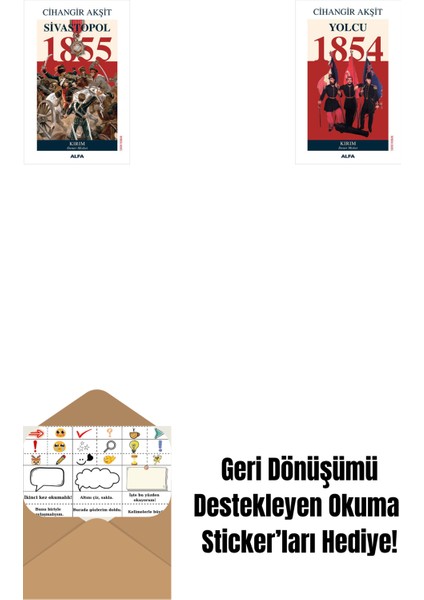 Sivastopol 1855 + Yolcu 1854 + Okuma Sticker'ları