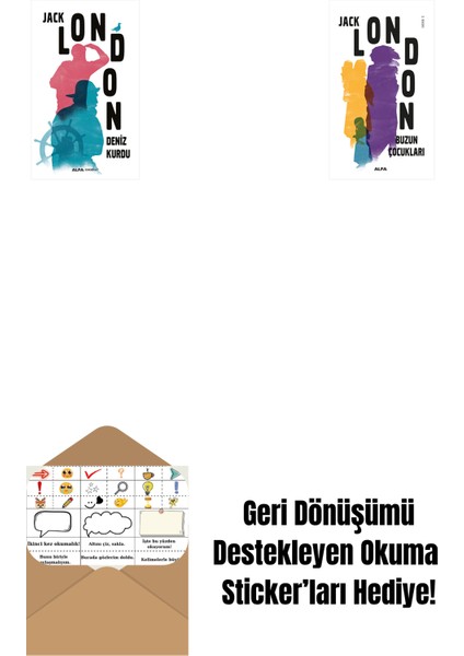Deniz Kurdu + Buzun Çocukları + Okuma Sticker'ları