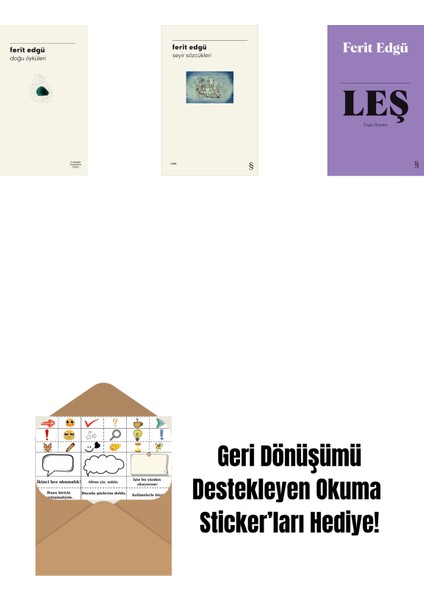 Doğu Öyküleri + Seyir Sözcükleri + Leş (Bez Ciltli) + Okuma Sticker'ları