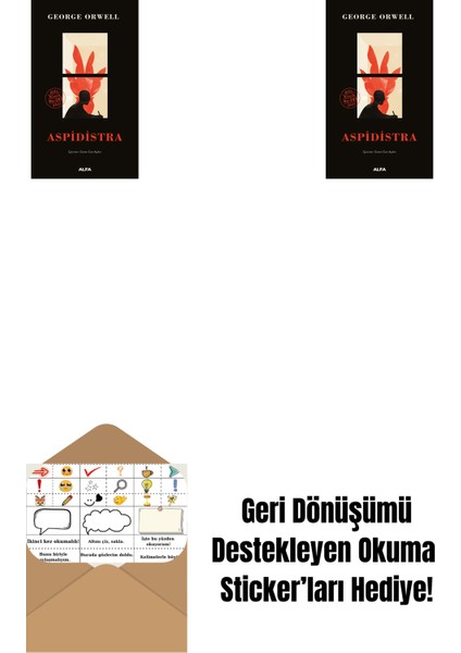 Aspidistra + Aspidistra (Ciltli) + Okuma Sticker'ları
