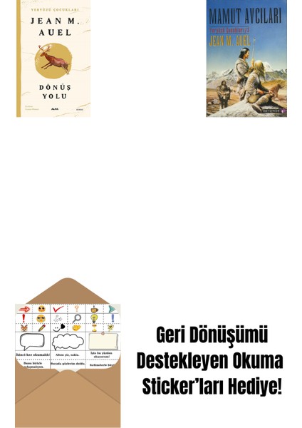 Yeryüzü Çocukları 4 - Dönüş Yolu + Mamut Avcıları + Okuma Sticker'ları