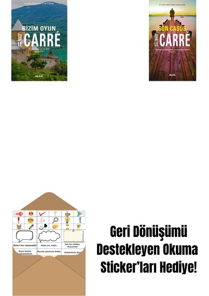 Bizim Oyun + Son Casus + Okuma Sticker'ları