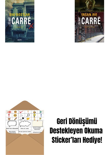 Sıkı Dostlar + Insan Avı + Okuma Sticker'ları