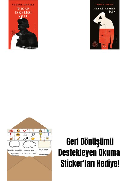 Wigan Iskelesi Yolu + Nefes Almak Için (Ciltli) + Okuma Sticker'ları