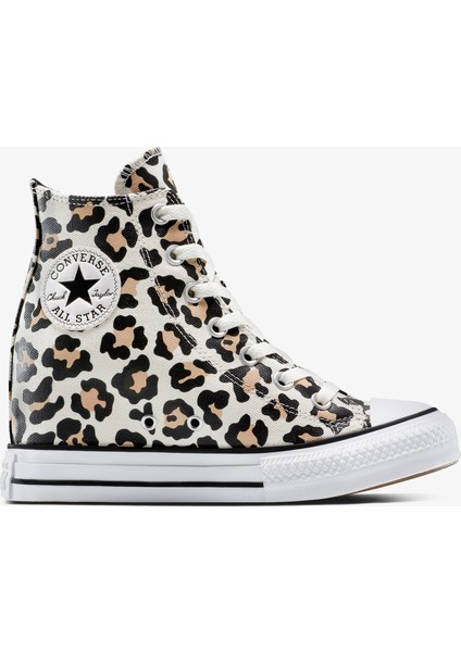 Chuck Taylor All Star Platform Wedge Kadın Krem Sneaker