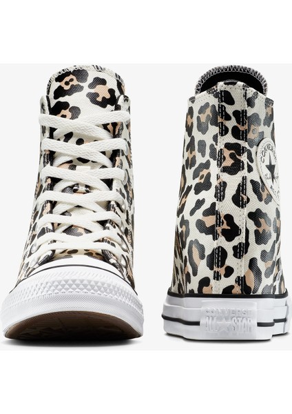 Chuck Taylor All Star Platform Wedge Kadın Krem Sneaker modelleri