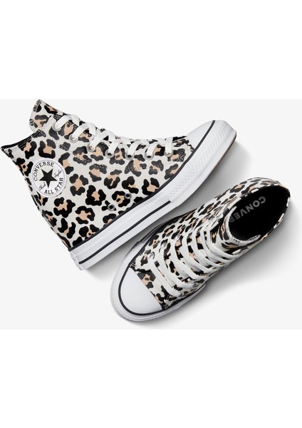 Chuck Taylor All Star Platform Wedge Kadın Krem Sneaker