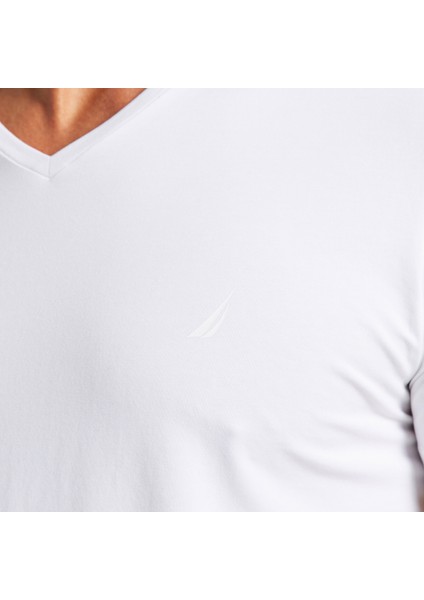 Erkek Beyaz Standart Fit T-Shirt indirimleri