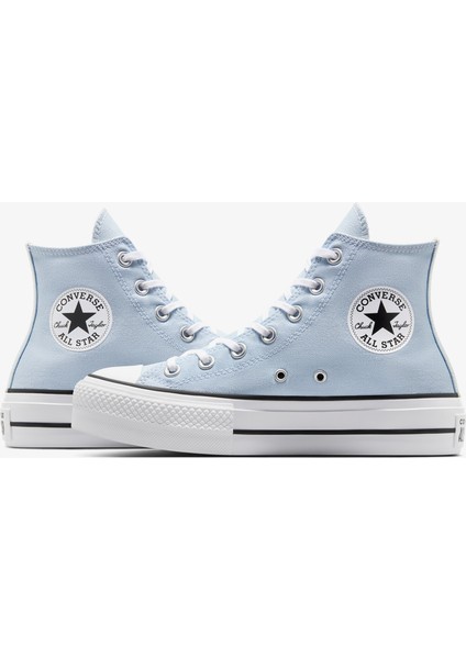 Chuck Taylor All Star Lift Kadın Mavi Platform Sneaker