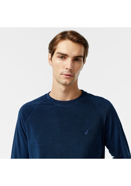 Erkek Lacivert Regular Fit Sweatshirt fırsatları