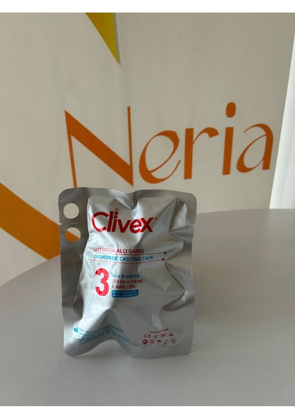 Ortopedik Sentetik Alçı Amerikan Alçı 3 Inç (7,5cm x 3,6m)