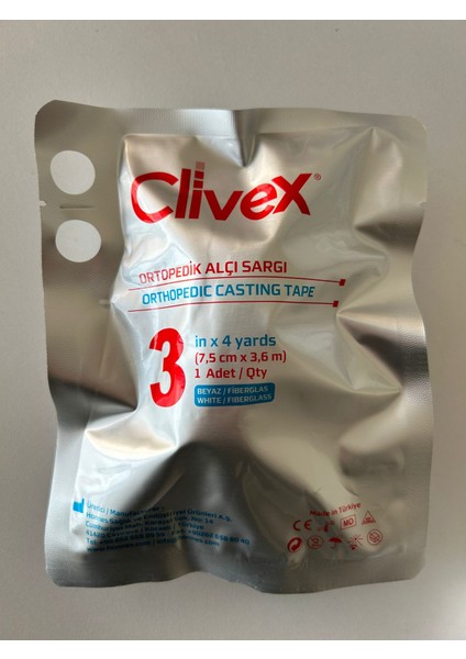 Ortopedik Sentetik Alçı Amerikan Alçı 3 Inç (7,5cm x 3,6m) fiyatları