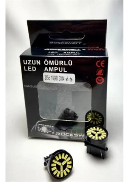 LED Ampul T20 18 LED Beyaz 12V