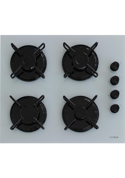 Segls 640 Beyaz Cam Set Üstü Ocak