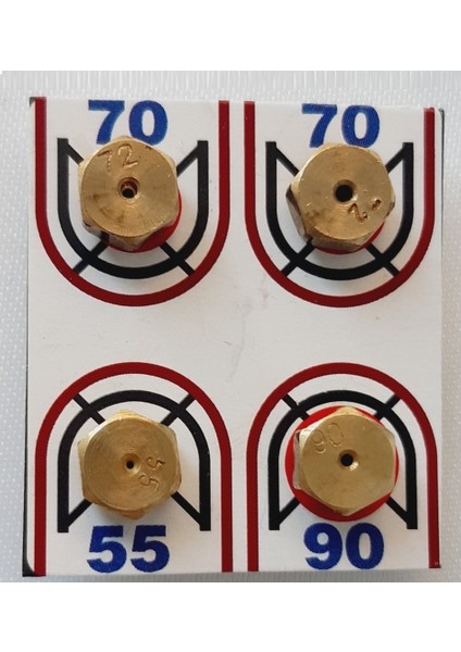Uğur Set Üstü Ocak Lpg Dönüşüm Enjektör Memeleri Takım , 7 mm