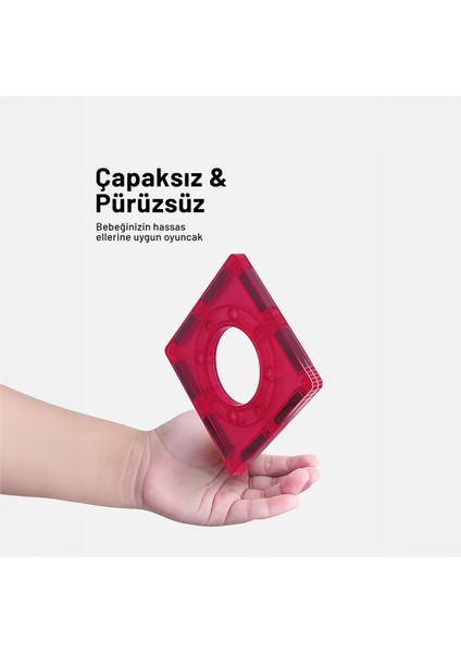 Blocks Magnetic Mıknatıslı Manyetik Yapı Blokları 97 Parça Oyun Seti fırsatları