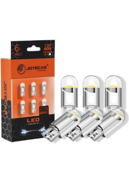 Joyecar Gt2 Serısı T10 194 W5W Ic Aydınlatma Ampulu 6 Adet Turuncu