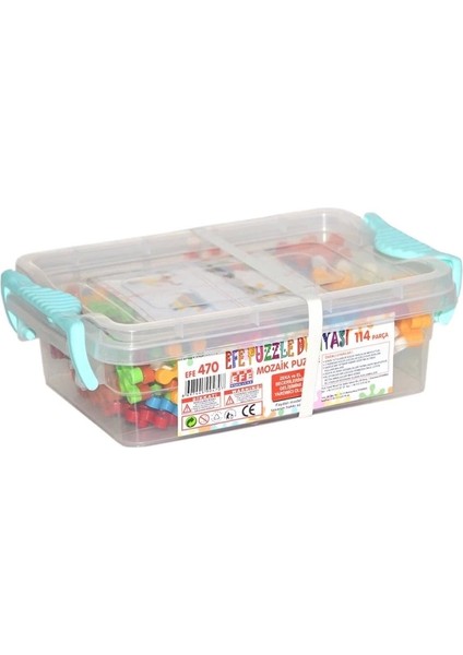 Bfs Nessiworld 470 Mozaik Kutulu Puzzle Küçük (80PCS)