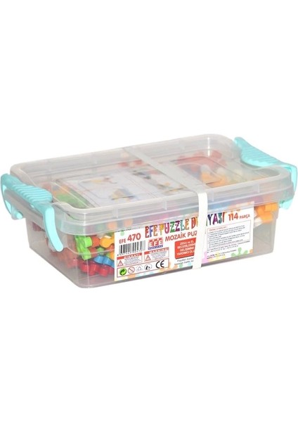 Bfs Nessiworld 470 Mozaik Kutulu Puzzle Küçük (80PCS)