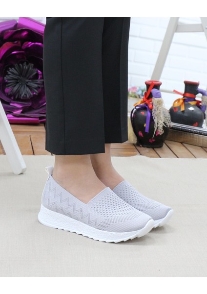 Aky 055 Gri Triko Yazlık Kadın Ayakkabı fiyatları
